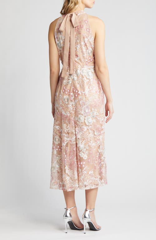 SAM EDELMAN SAM EDELMAN FLORAL SEQUIN DRESS