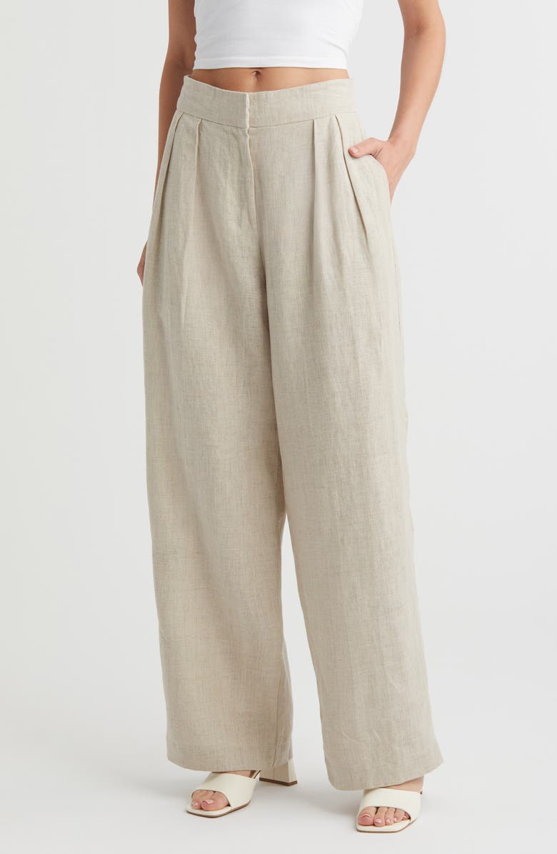 Faithfull the Brand Duomo Wide Leg Linen Pants | Nordstrom