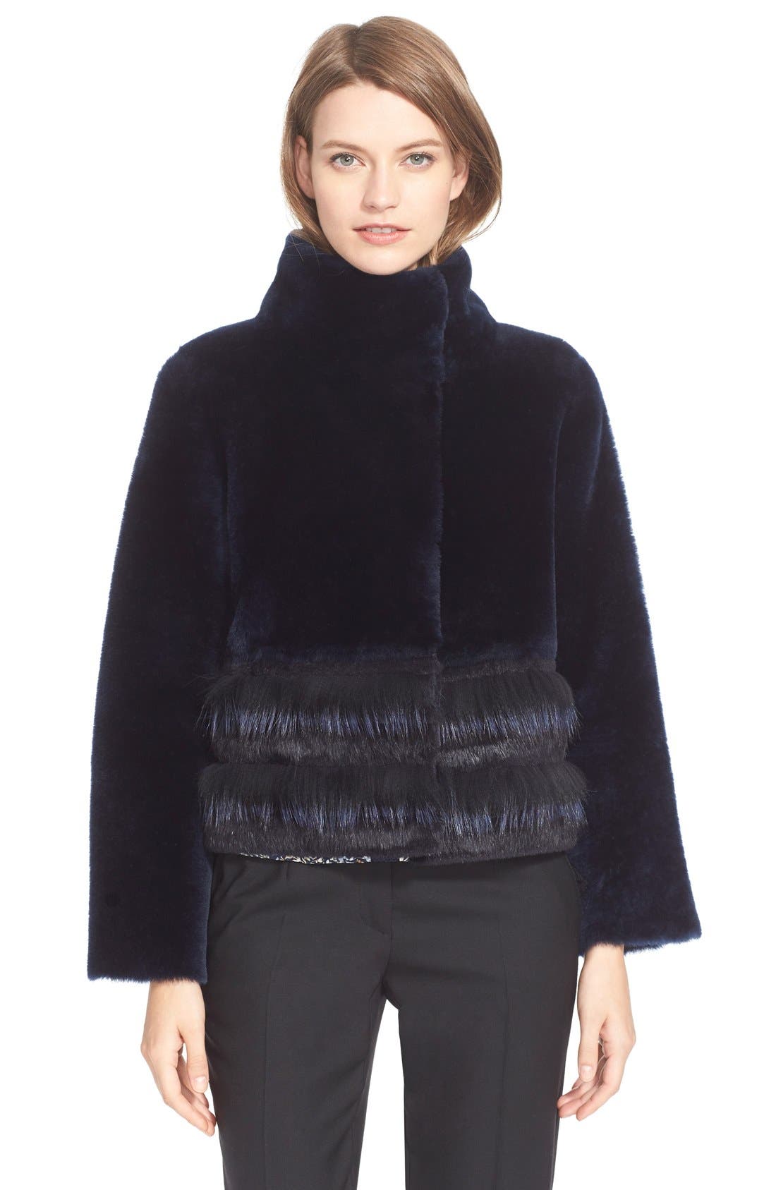 tory burch fur jacket