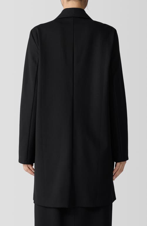 Shop Eileen Fisher Long Blazer In Black