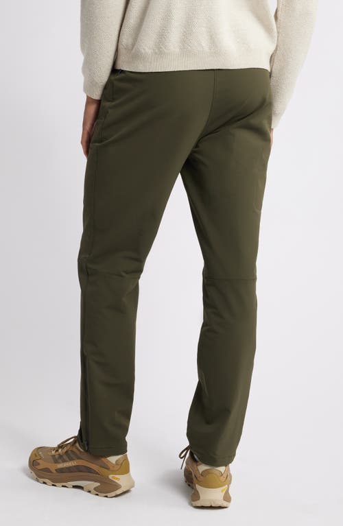 Shop Fjall Raven Fjällräven Abisko Winter Stretch Pants In Deep Forest