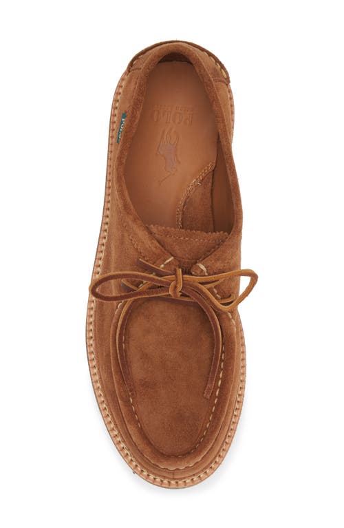 Shop Polo Ralph Lauren Jett Lace-up Shoe In Teak