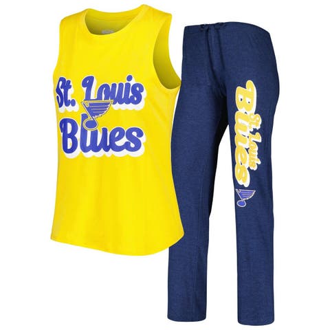 St Louis Blues Levelwear Womens Navy Blue Story Sleeveless Jacket
