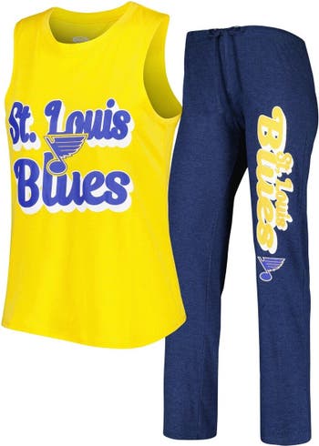 St. Louis Blues Concepts Sport Women's Meter Knit Raglan Long