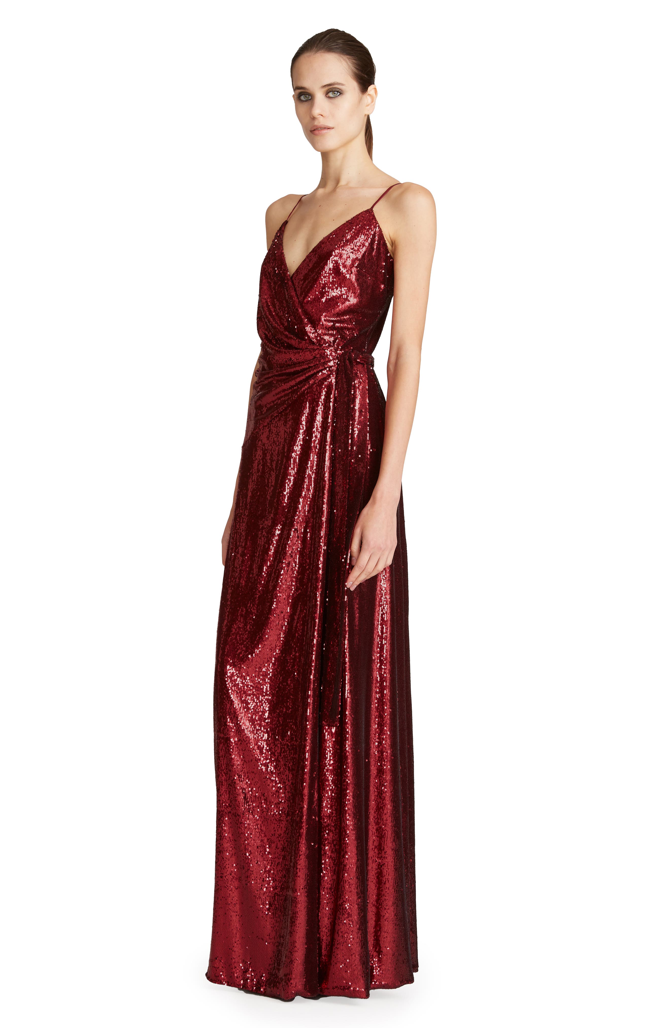 red sequin dress nordstrom