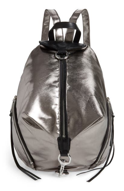 REBECCA MINKOFF JULIAN NYLON BACKPACK - GREY,HF19EWNB01