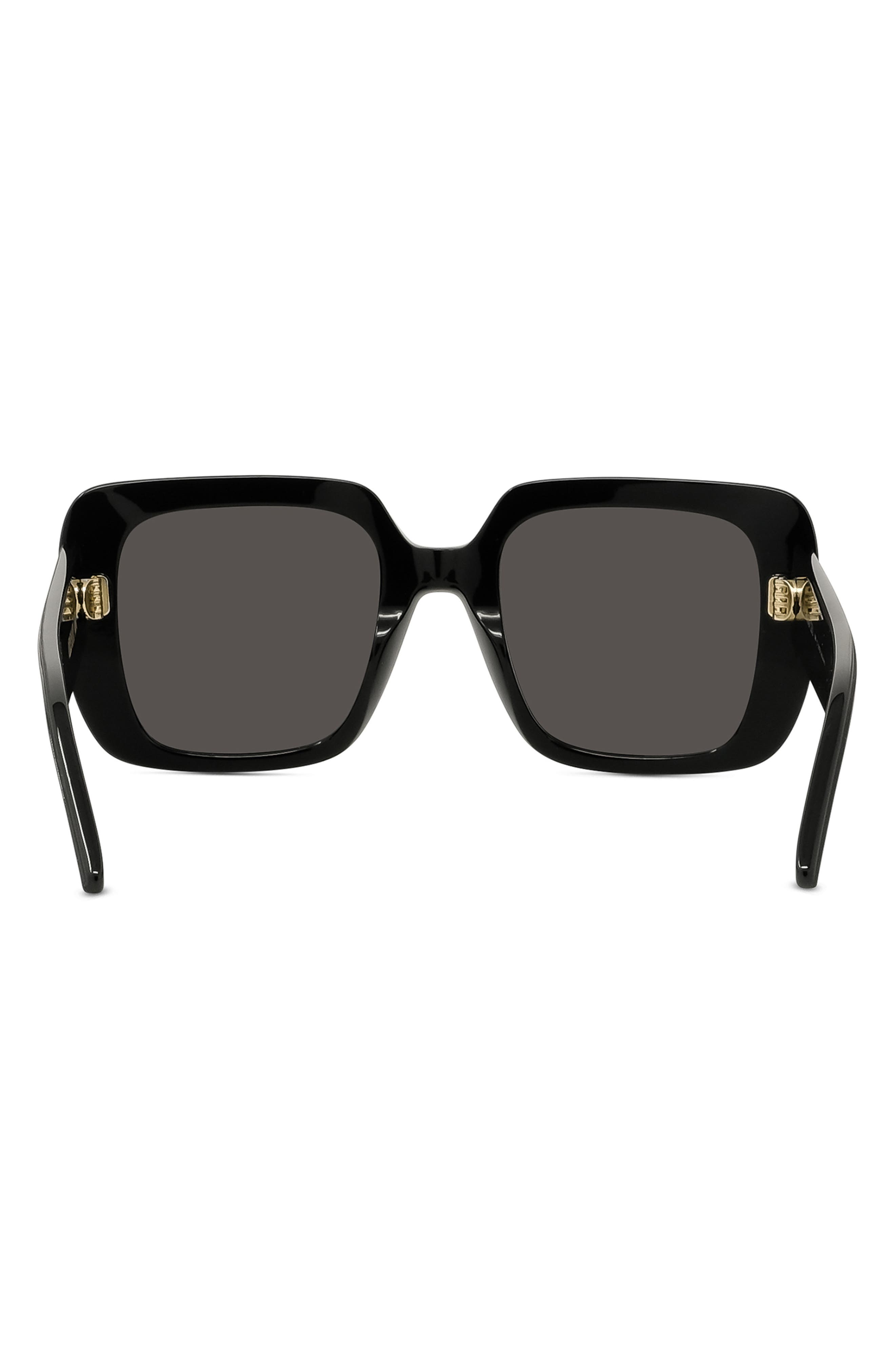 dior wildior 55mm square sunglasses