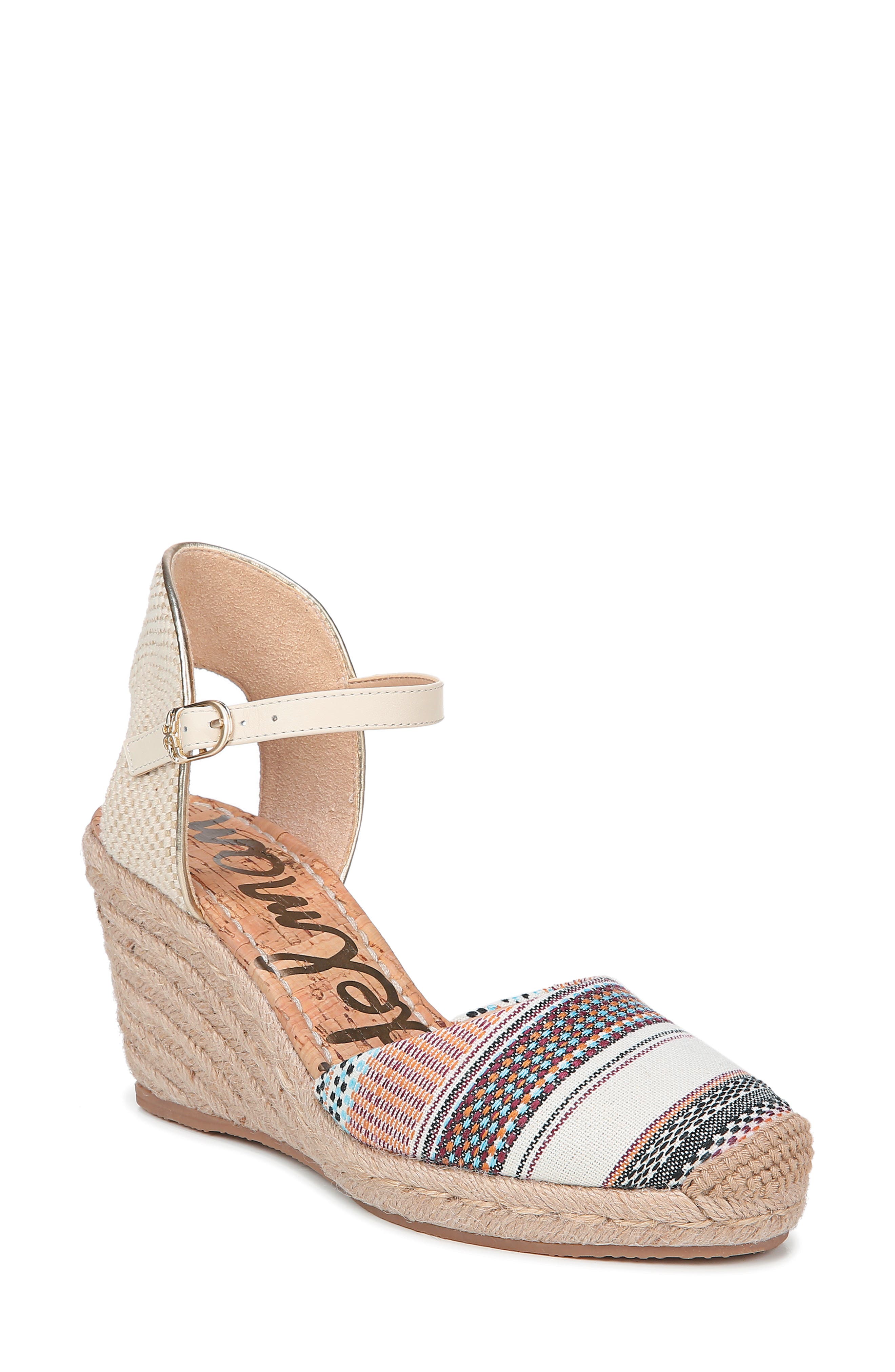 Sam Edelman Payton Wedge Sandal, White