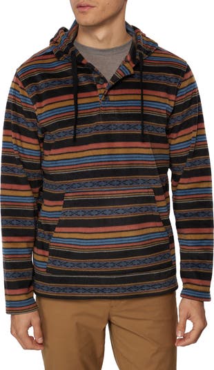 O'Neill Newman Stripe Superfleece Pullover Hoodie | Nordstrom