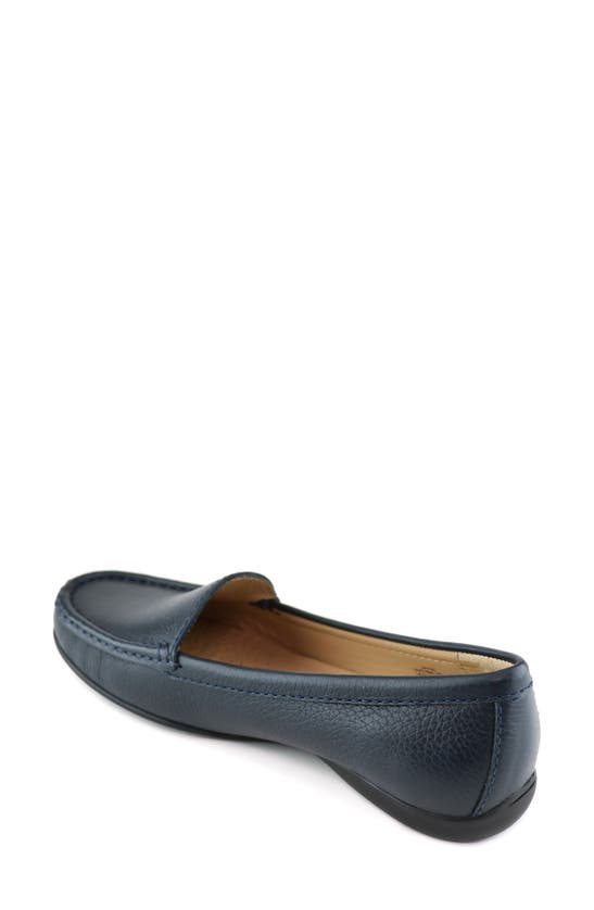 Marc Joseph New York Lake Road Loafer In Navy Grainy