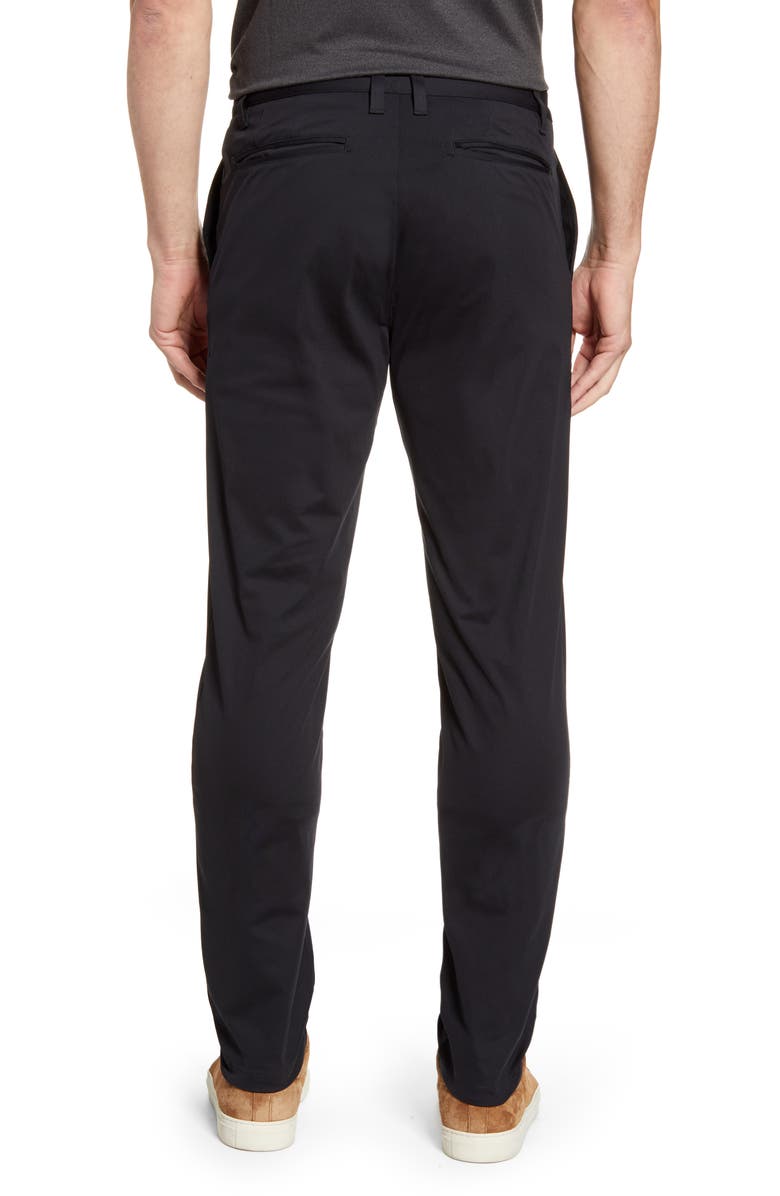 Rhone Commuter Slim Fit Pants, Alternate, color, Black