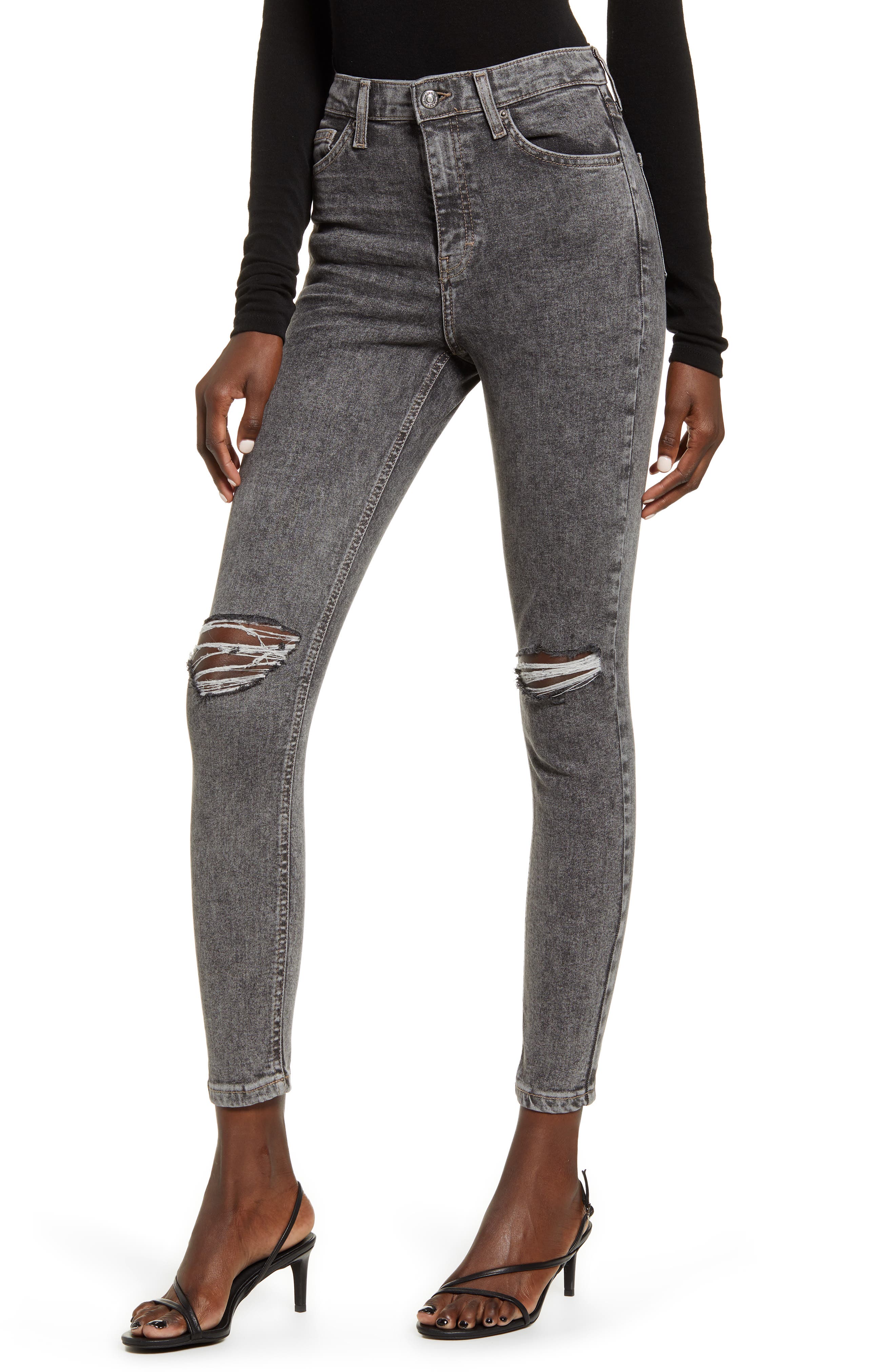 Ripped Acid Wash Ankle Skinny Jeans Nordstrom