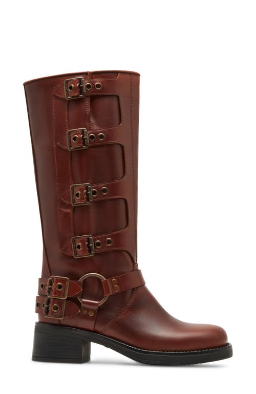 Steve Madden Rocky Boot In Cognac Leather