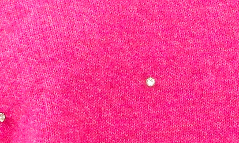 CHAUS CHAUS RHINESTONE COZY CREWNECK SWEATER