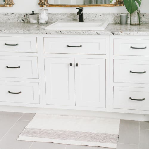 Creative Women Riviera Bath Mat In Grey