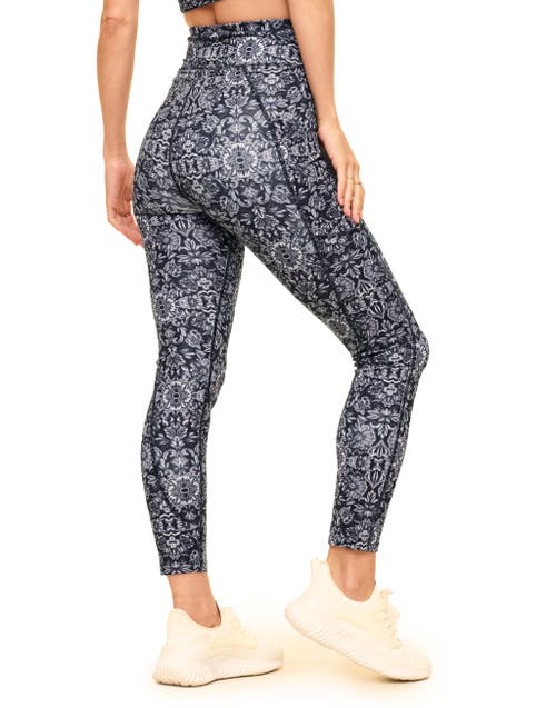 Adore Me Lotus Lotus Leggings In Geo Black