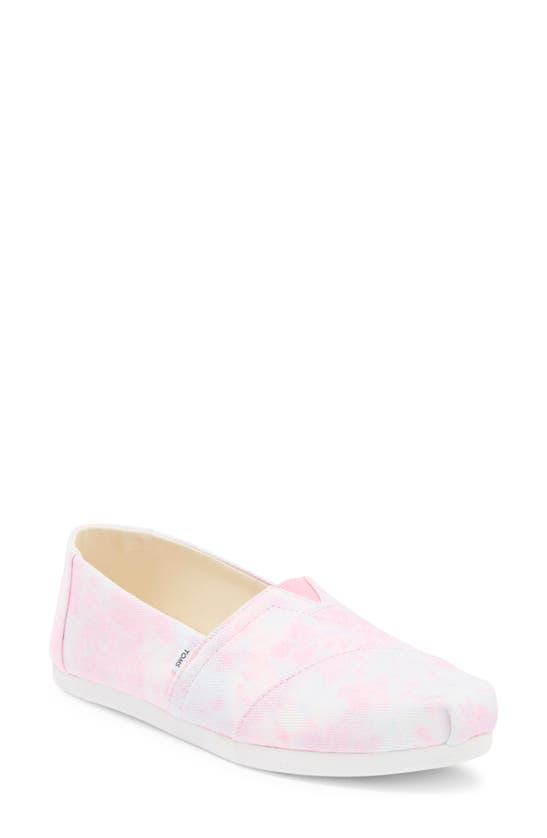 Shop Toms Tie Dye Alpargata Sneaker In Pink
