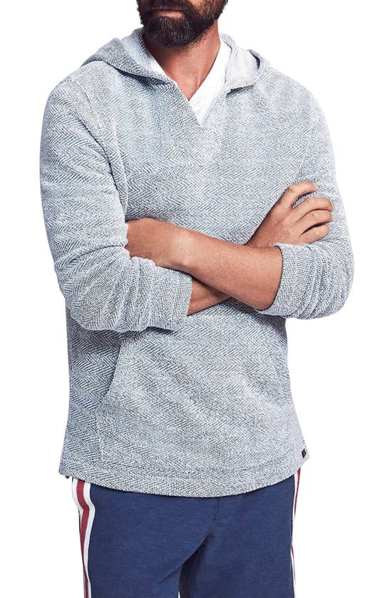 Faherty Whitewater Cotton Blend Hoodie Sweater In Whitewater