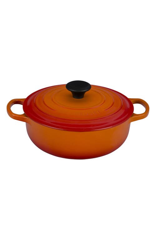 Le Creuset Signature 3.5-Quart Round Enamel Cast Iron French/Dutch Oven in Flame (House Special) at Nordstrom
