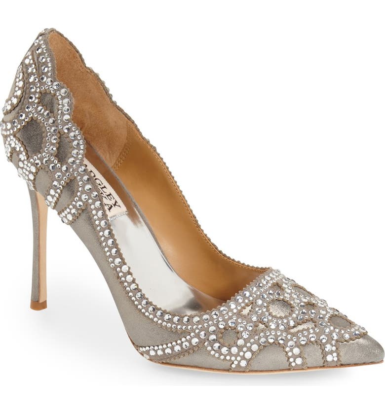 Badgley Mischka 'Rouge II' Crystal Pointy Toe Pump (Women) | Nordstrom
