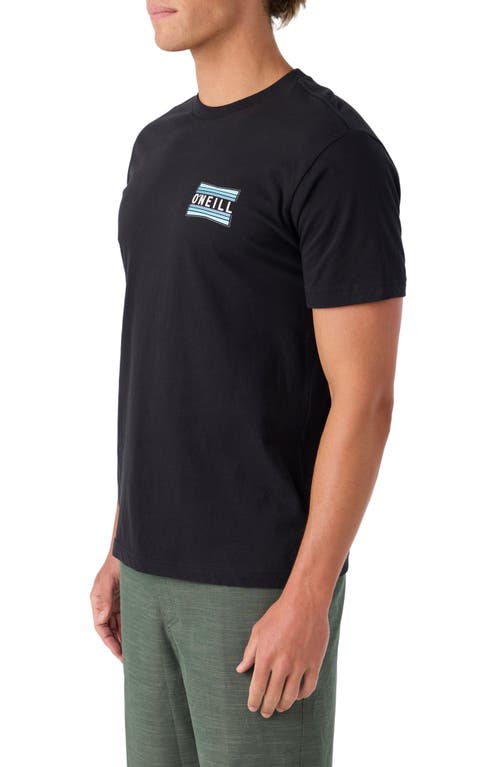 O'neill Working Stiff Graphic T-shirt In Black
