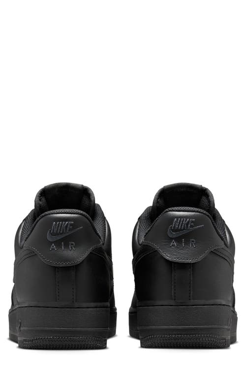 Nike X Slam Jam Air Force 1 Low Sneakers In Black/black/black