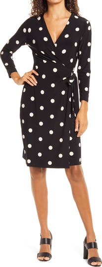 Anne klein 2025 polka dot dress