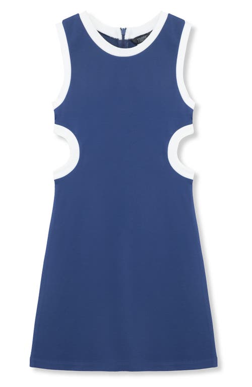 Truce Kids' Cutout Sleeveless Dress in Navy at Nordstrom, Size 16