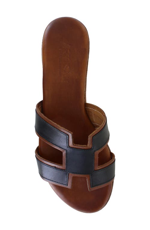 Artisan Crafted By Zigi Alitza Leather Sandal In Black
