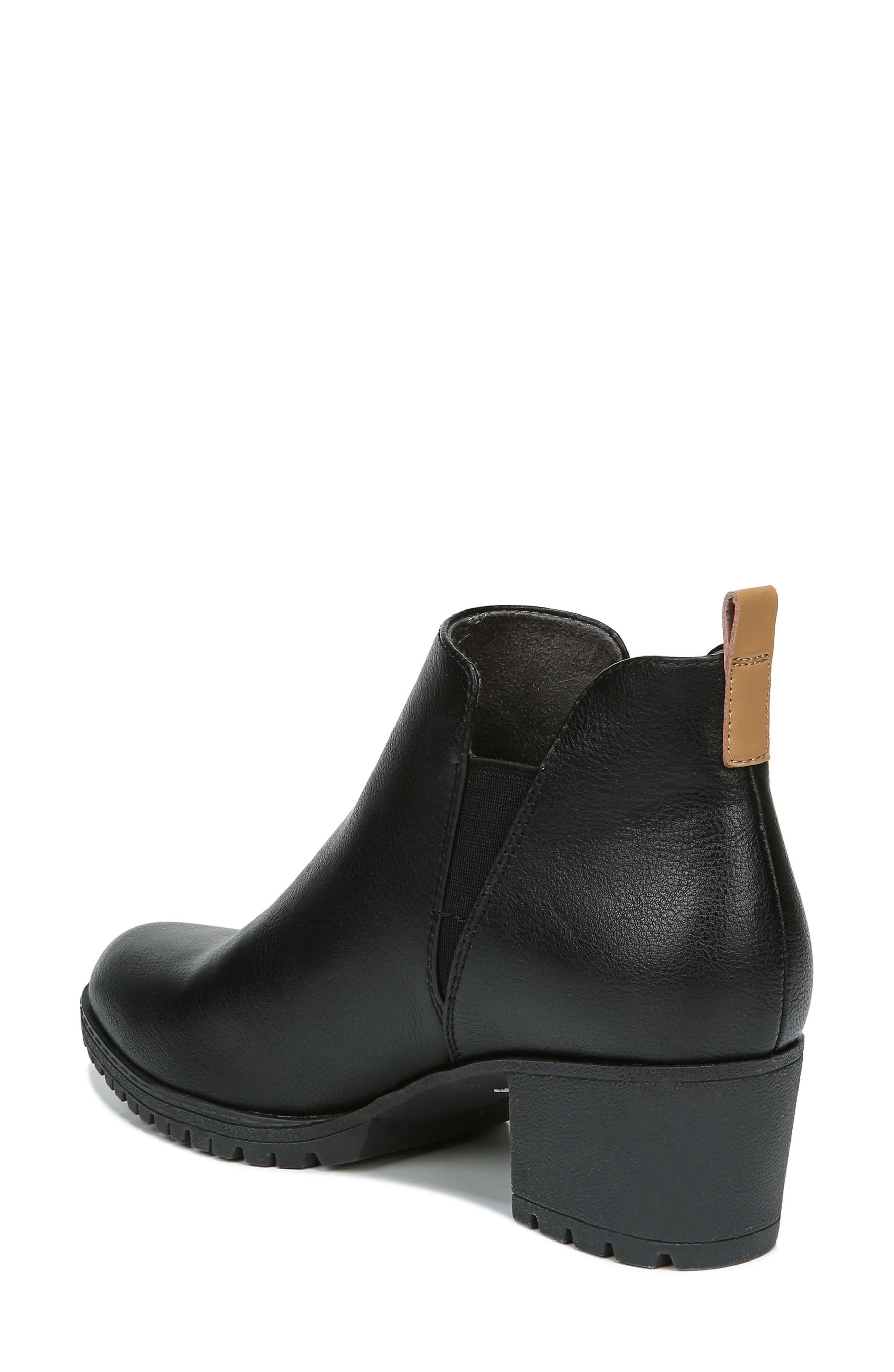 dr scholl's london block heel bootie