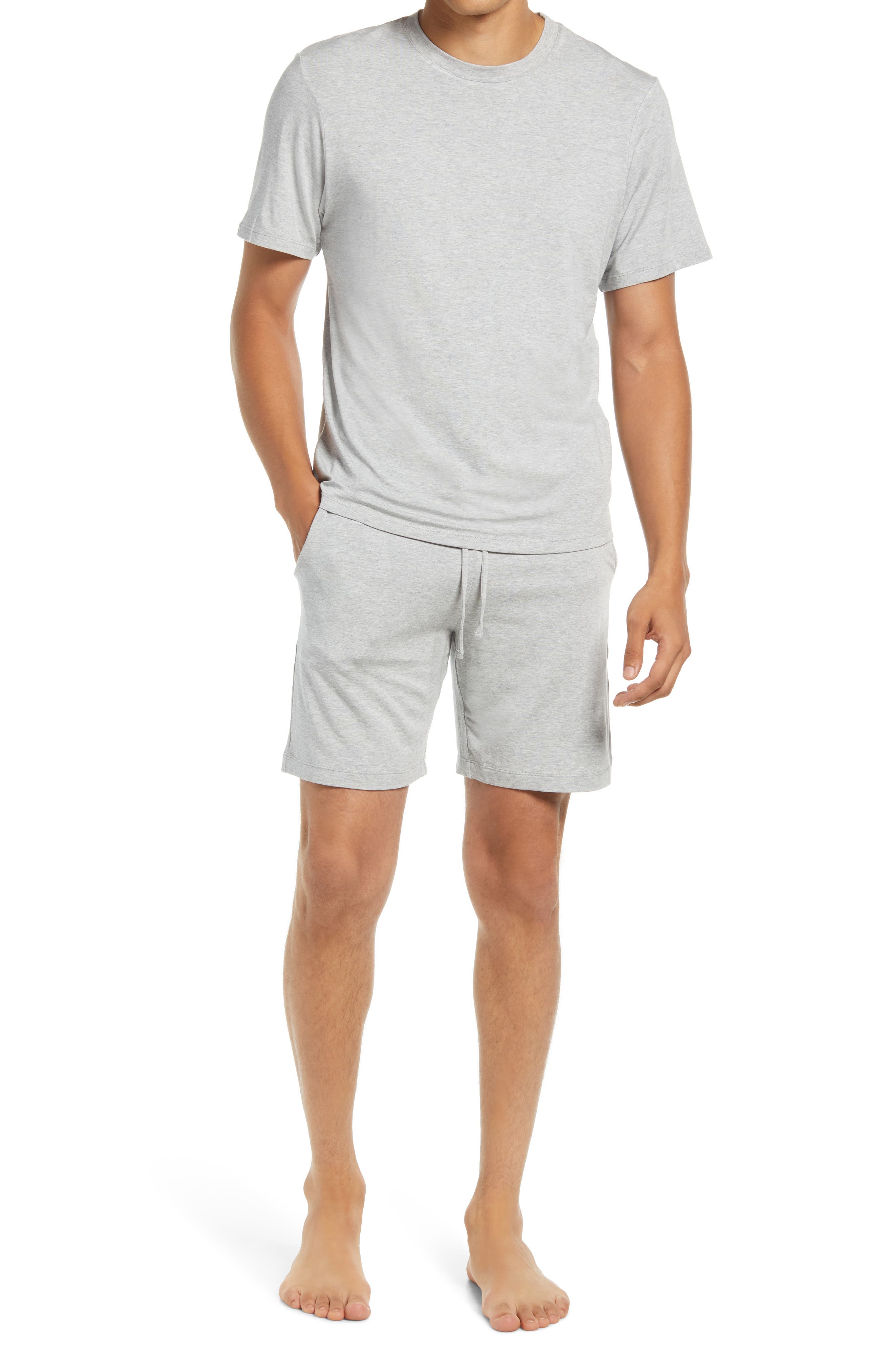 mens loungewear shorts sets