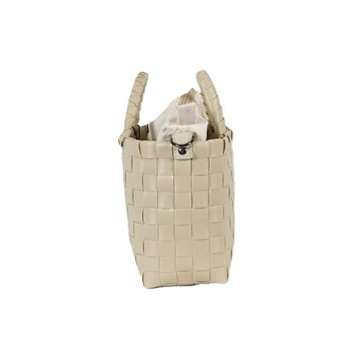 Handed By Dash Recycled Plastic Crossbody Bag In Pale Grey
