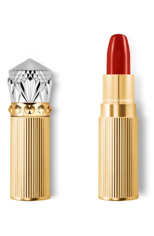 Christian Louboutin Rouge Louboutin Silky Satin On the Go Lipstick in Private Red 111 at Nordstrom