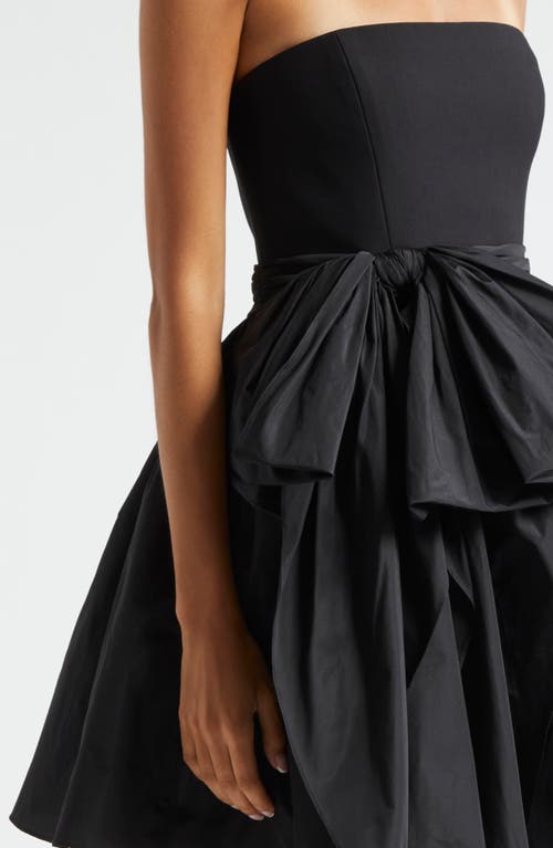 Shop Cinq À Sept Liv Strapless Dress In Black