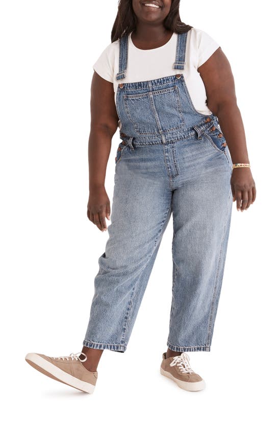 Madewell Straight Leg Overalls In Forsythe