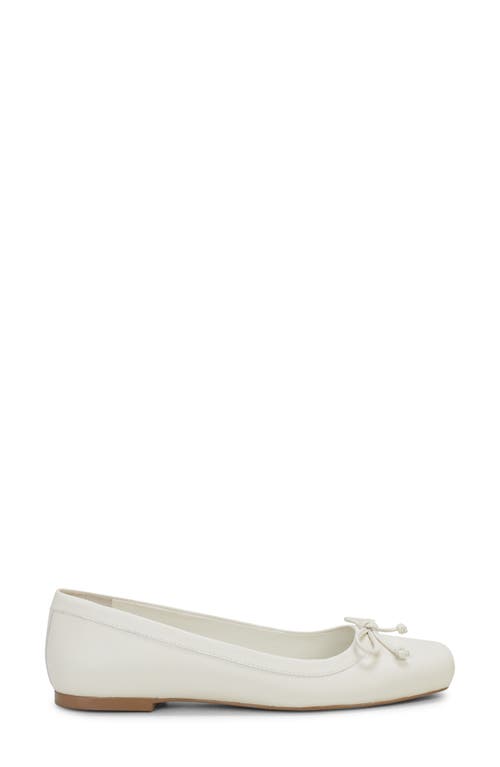 Vince Camuto Corrine Ballet Flat In Creamy White