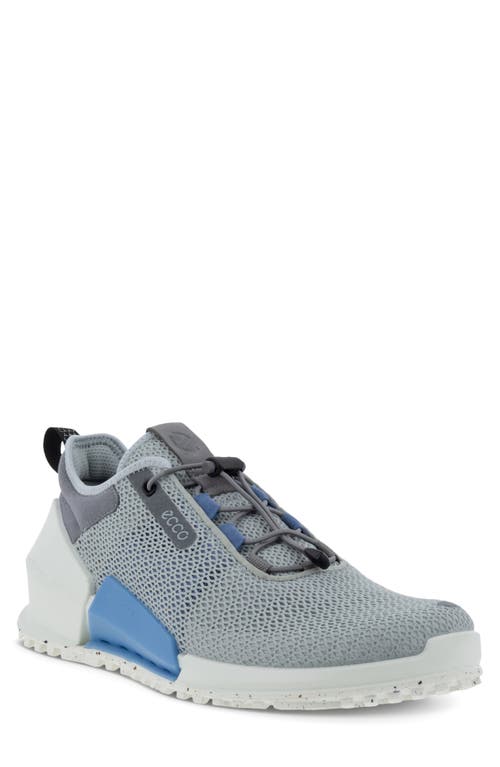 Ecco Biom 2.0 Breathru Sneaker In Concrete/retro Blue