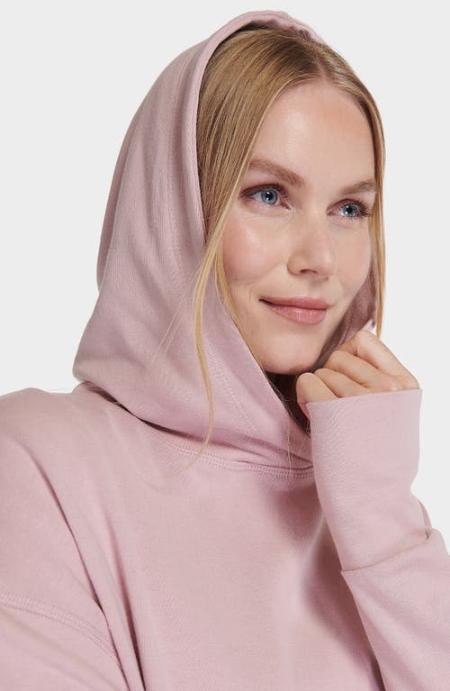 Shop Sweaty Betty After Class Organic Cotton Blend Hoodie In Pirouette Pink