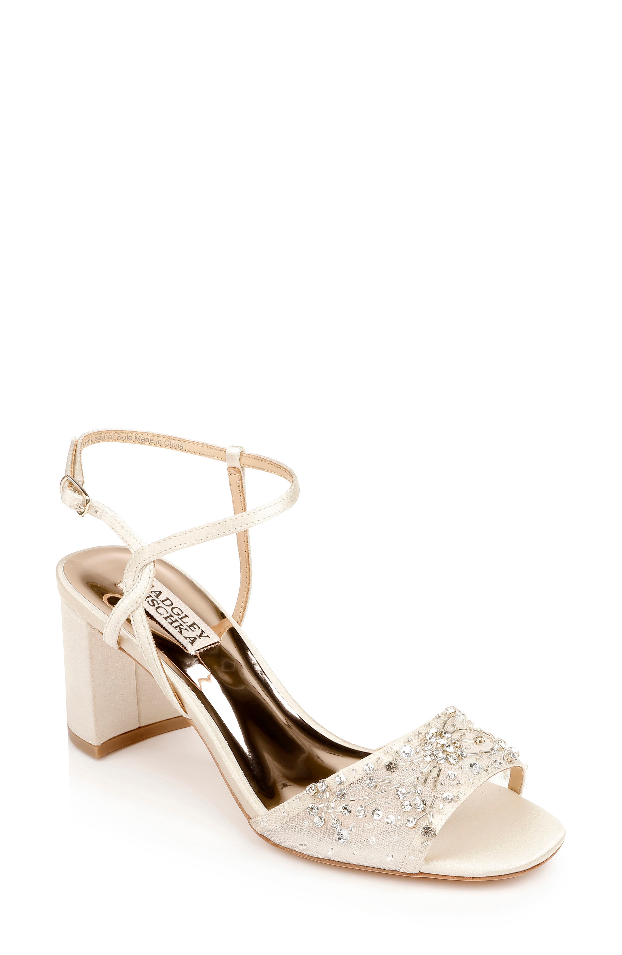 badgley mischka jen ankle strap sandal