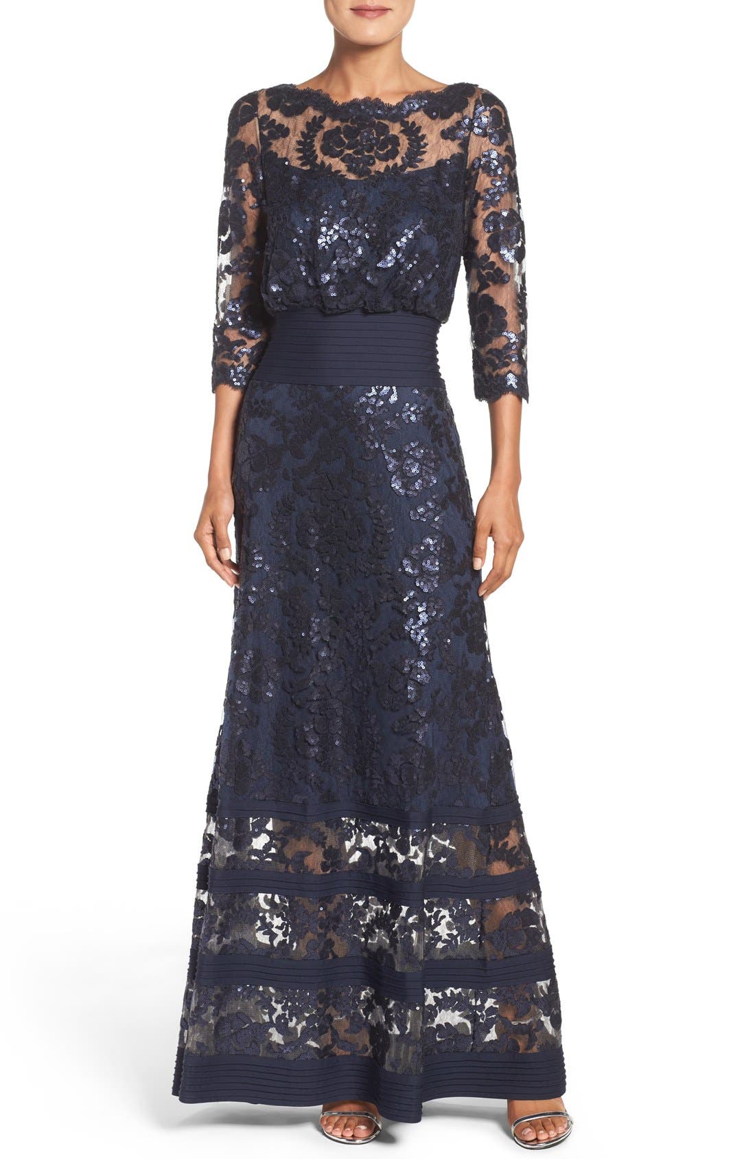 Tadashi Shoji Blouson Gown (Regular & Petite) Nordstrom