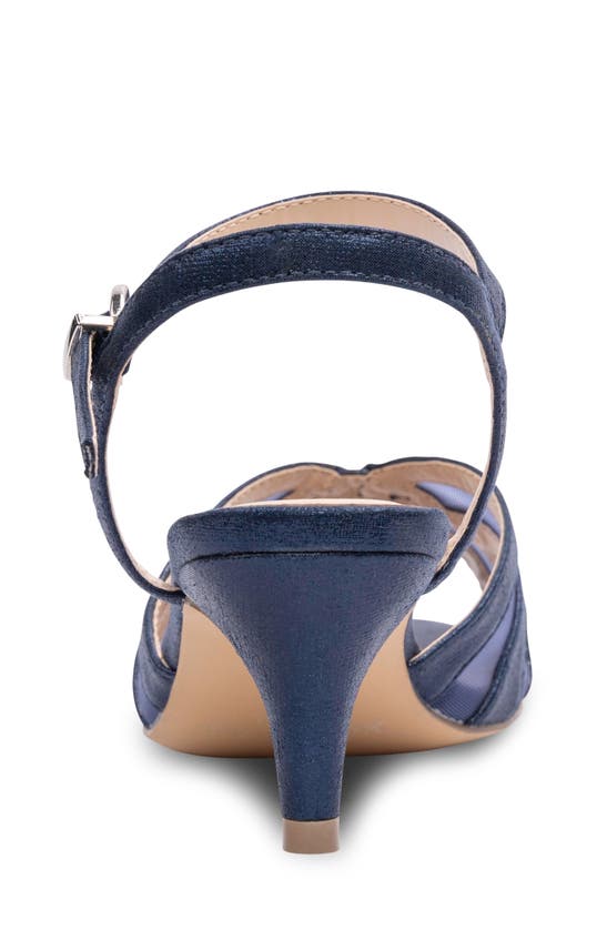 Shop Paradox London Pink Theresa Ankle Strap Sandal In Navy