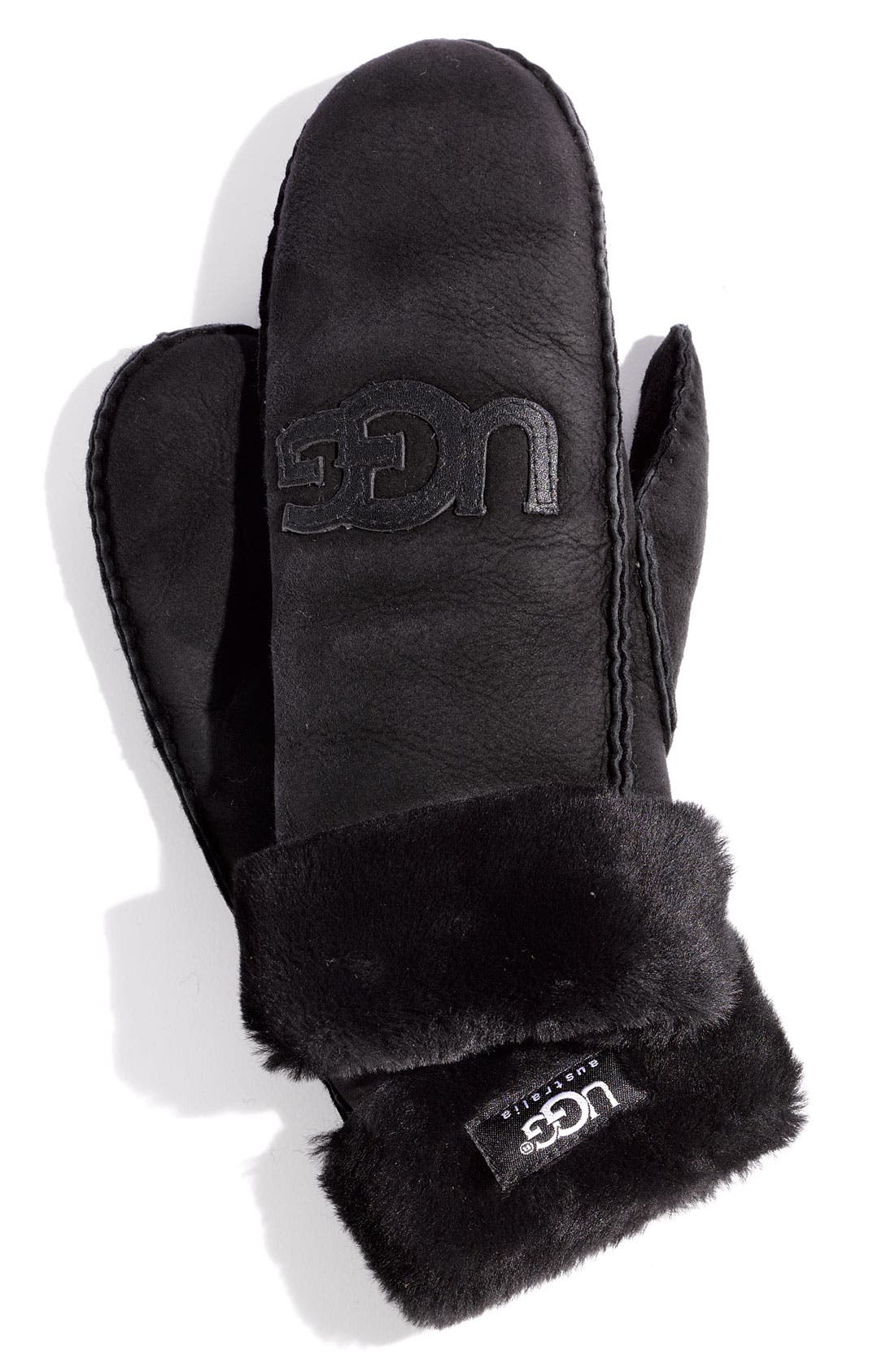 UGG® Australia Logo Patch Mitten Nordstrom
