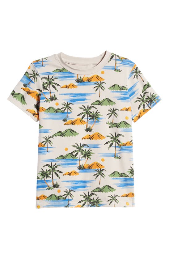 Shop Tiny Tribe Kids' Island Getaway T-shirt In Bone