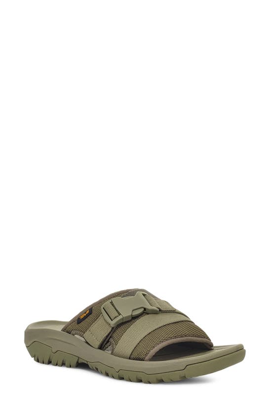 Shop Teva Hurricane Verge Sport Slide Sandal In Olive