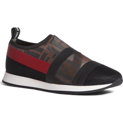 Fendi Logo Slip-On Sneaker