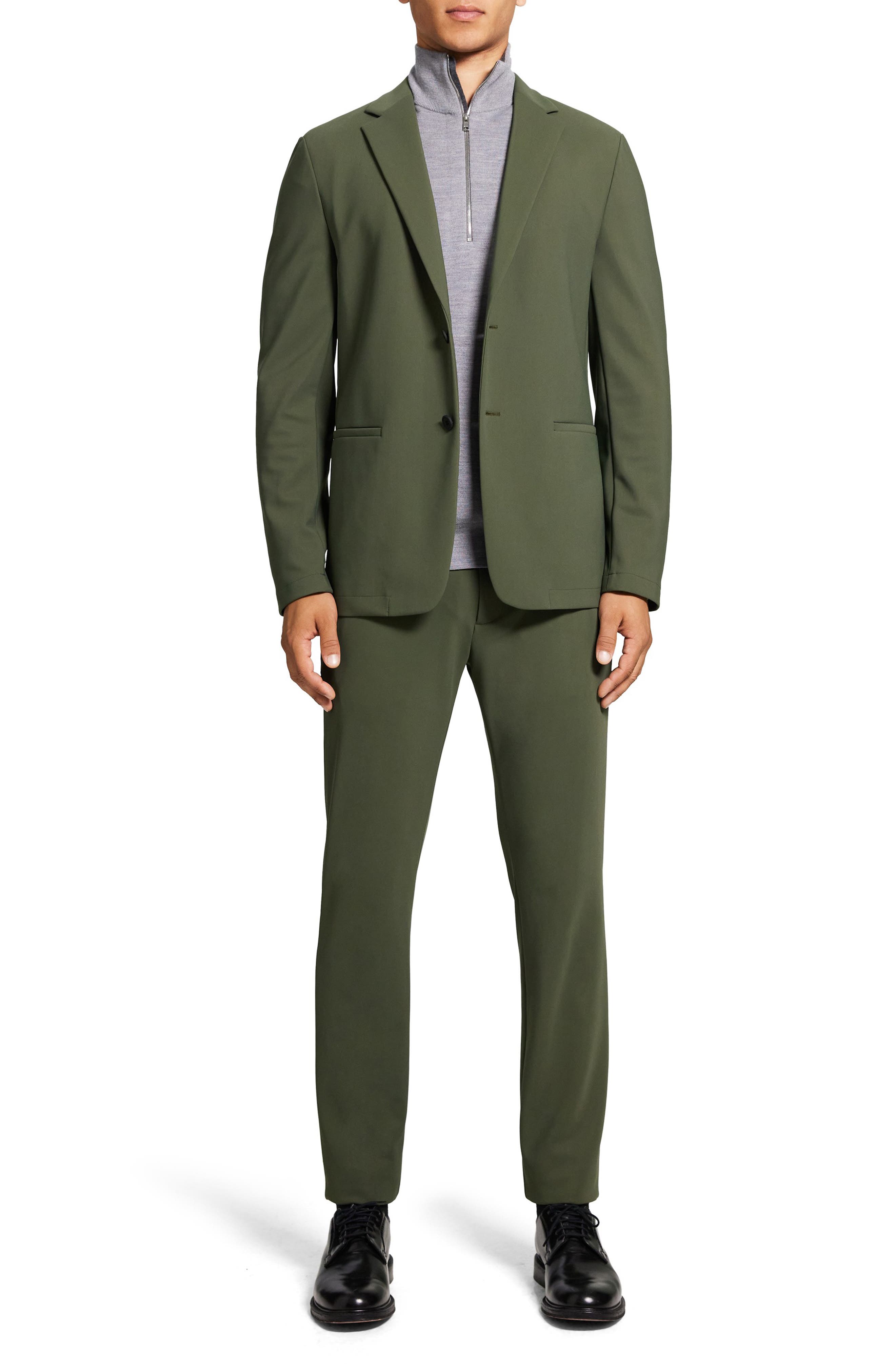 Theory Clinton Sport Coat in Branch Green - 0Vc | Smart Closet