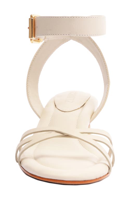 Shop Schutz Alexandra Ankle Strap Sandal In Pearl
