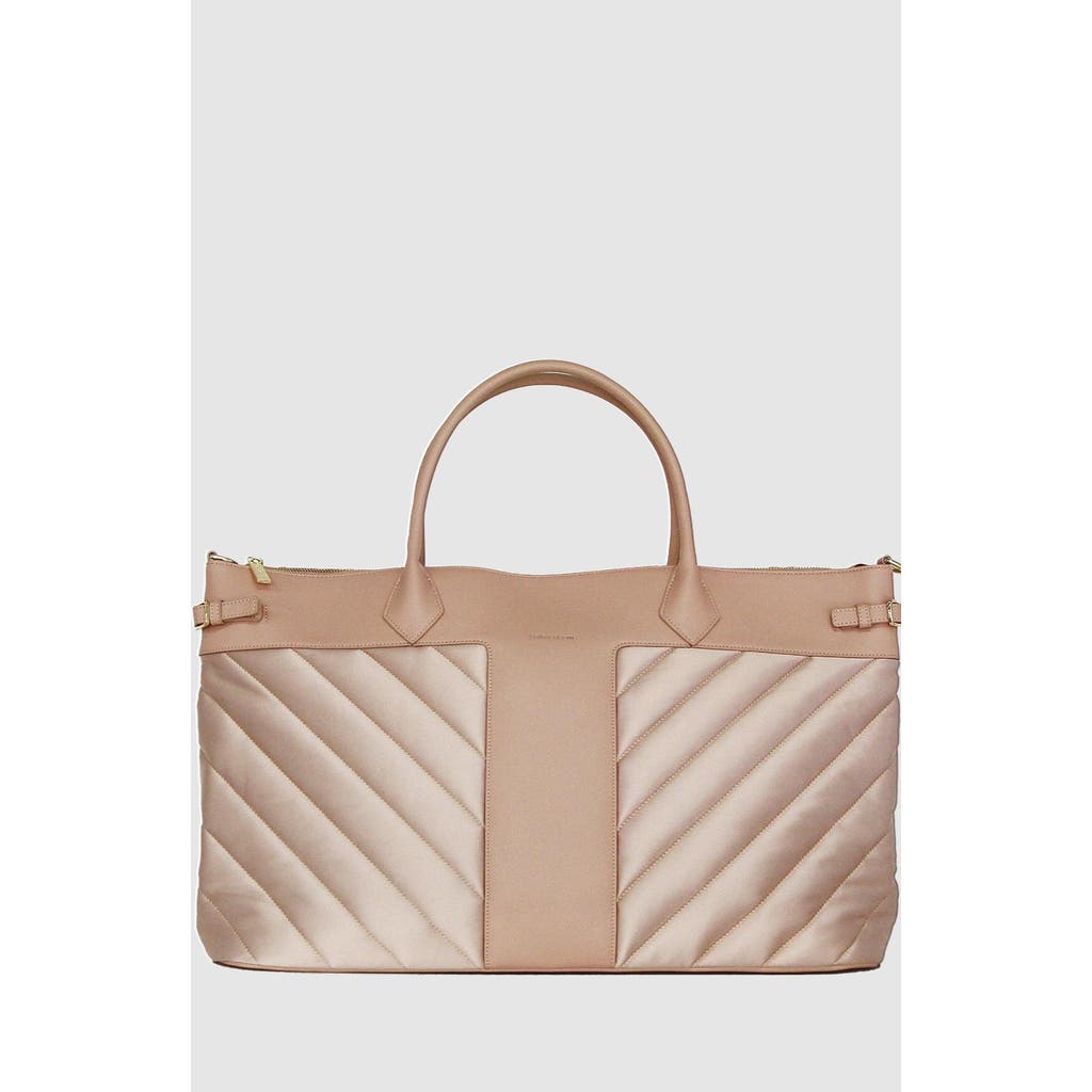 Belle & Bloom Meet Me In Paris Weekender Bag- Natural In Natural