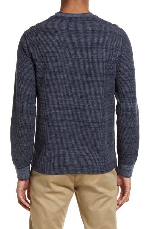 Vince Thermal Long Sleeve T-shirt In H Coastal/coastal
