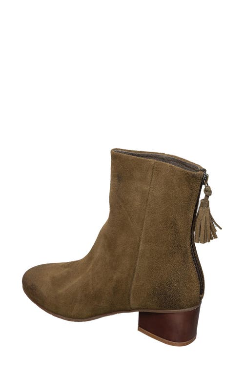 Antelope Michelle Zip Bootie In Olive